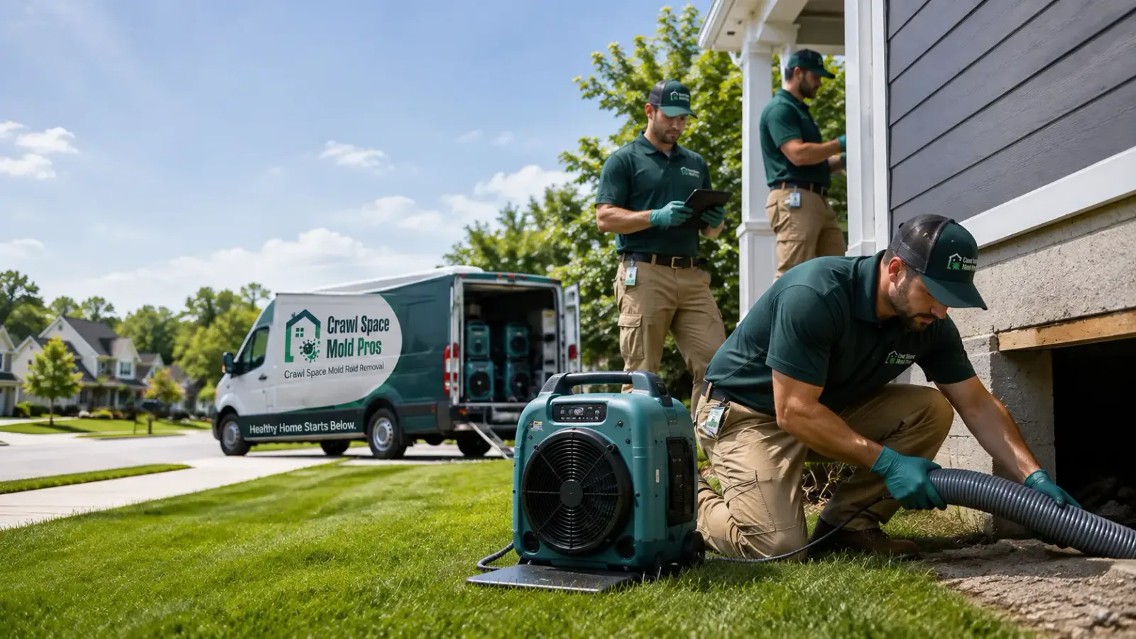 Crawl Space Mold Removal in Washburn, WI